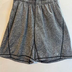 90 Degree By Reflex Heathered Gray Athletic Shorts